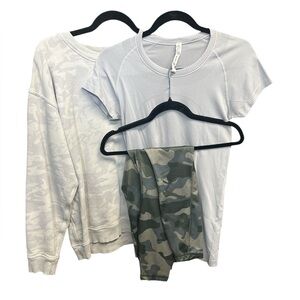 Sz 8/ MEDIUM Bundle MSRP $188 (Lulu Sweatshirt / Swiftly/ RBX LEGGINGS)
